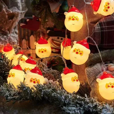 For Christmas Bestseller LED Lights Santa Claus Snowman Colorful Lights Indoor Outdoor Cartoon Atmosphere Decorative Light