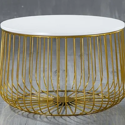 Living Room Furniture coffee Table with Gold Leg