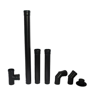 Professional Manufacture Double Wall Flue Pipe Staight Length Stove Chimney Flue Pipe
