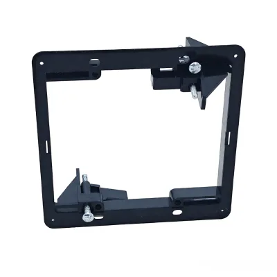 Hot Selling Enyoo/OEM Double-Port American Panel Bracket ABS Material Model EYMB-USA01 for Network Wiring