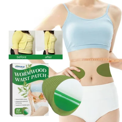 Wormwood Slimming Waist Paste Waist Paste Dehumidifying Moxibustion Slimming Body Shaping Bodybuilding Waist Lazy Patch