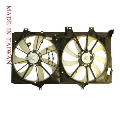 Dual Radiator Cooling Fan Assembly 12V Made In Taiwan New OEM Replacement Part
