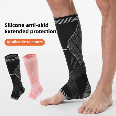 Adjustable Strap Anti Slip Running Calf Compression Sleeves Support for Men Women