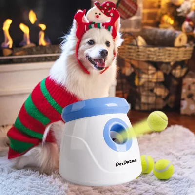 New Arrival Customized Automatic Dog Ball Launcher Smart Electric Pet Tennis Ball Thrower Mini Auto Ball Fetch Throwing Machine