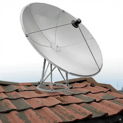 Wholesale C Band 1.8m 180cm Solid Satellite Dish for Strong Signal Coverage Durable Heavy-Duty Design for Engineering Projects