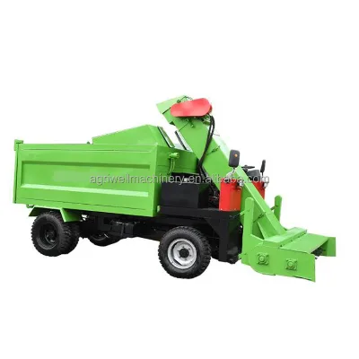 490 diesel Engine Manure Cleaning Vehicle Cattle Manure Disposal Truck CVT Manure Shovel Equipment