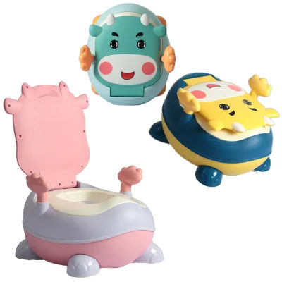 High Quality Cow Shape Baby Potty Portable Travel Toilet Seat for Children Baby Travel Emergency Potty
