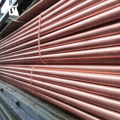 Steel Bull Factory Supply Pure Copper Round Pipe for Air Conditioner Solid Tube with Bending Processing Service Excellent Price