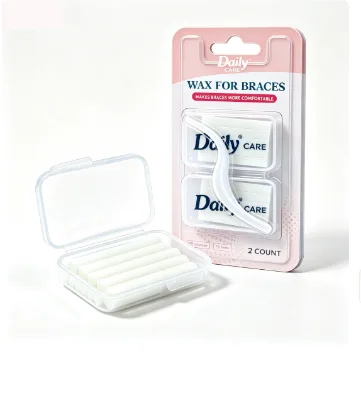 Strawberry Flavor Orthodontic Wax for Braces & Aligners, or Unflavored, 2 Counts Soothing Dental Wax with Vitamin E, Clear