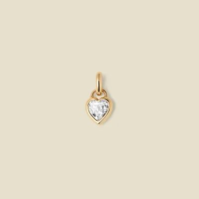 18k Gold CZ Heart Padlock Charm Manufacturer Anti Tarnish Necklaces High Quality Neclace Personalized Necklace for Women