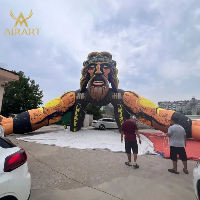 8.5m High Inflatable Sport Arch for Marathon Entrance Decoration Customizable Logo