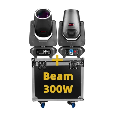 300w Beam Moving Head Stage Light With Flight Case