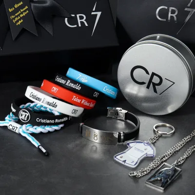 New Football Fans Peripheral Gift Box Set Star Sports Bracelet Necklace Plastic Packaging Zhejiang Origin a Variety Combinations