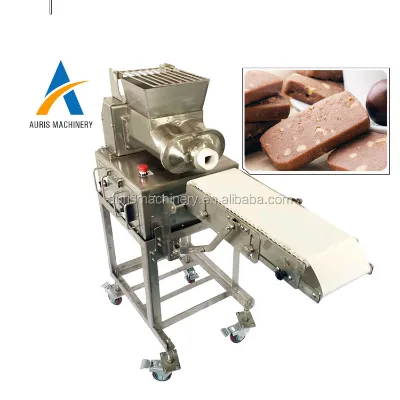 Automatic Fruit Oatmeal Chocolate Chip Cookies Dough Extrusion Cutter Machine Small Cookie Extruder Cutting Maker
