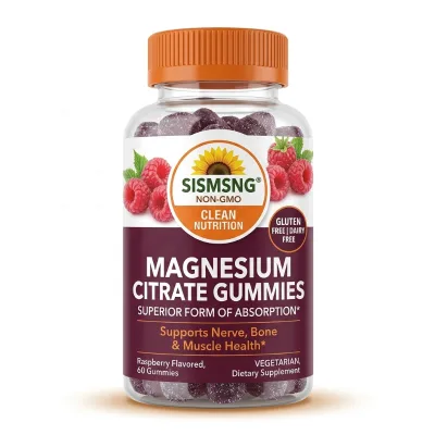 High Absorption Magnesium Glycinate Gummies-Calm & Recovery Support-Berry Flavor Bulk Supply for Adults