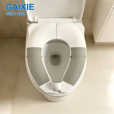 Gaixie Foldable Toilet SeatTraining Urine Anti-Slip Toilet Seat Cover with Splash Guard for Children Toddlers Portable