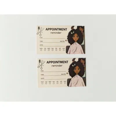 Custom Business Cards Printing Appointment Reminder Postcards for Clinics & Salons