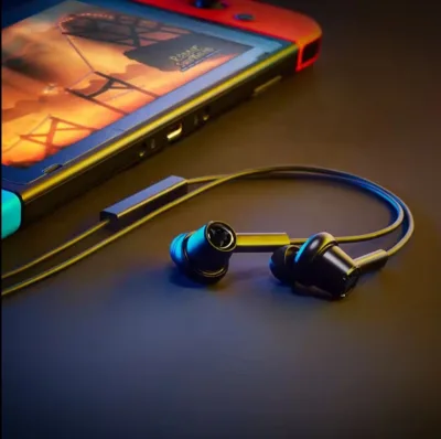 Customize Hammerhead Duo Console In-Ear Earbud 3.5mm Gamer Headphone Wired Music Sport Ear Noise Cancelling for 5.3 1.2m