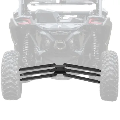 Powder Coated UTV Boxed Rear Radius Arms For Can-Am Maverick X3 2017+ 64" Body