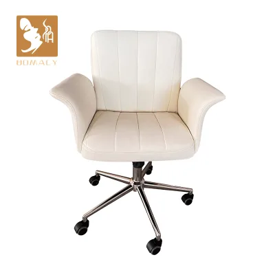 Ergonomic Customer Chairs and Waiting Chairs with Backrests, Wheels and Adjustable Height Furniture