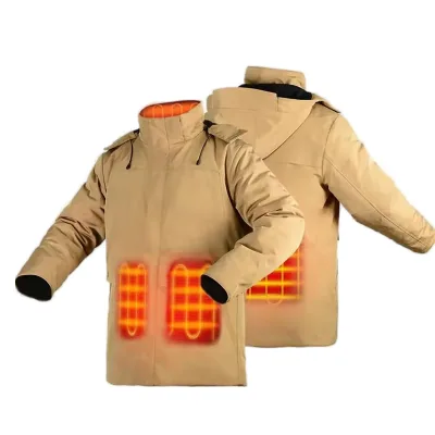 Winter Fishing Companion Heating Jacket for Cold Resistance Rechargeable Battery Winter Costume