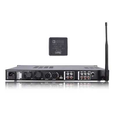 Hot Selling 600W Professional Audio Video & Lighting Karaoke Microphone with DSP Audio Processor