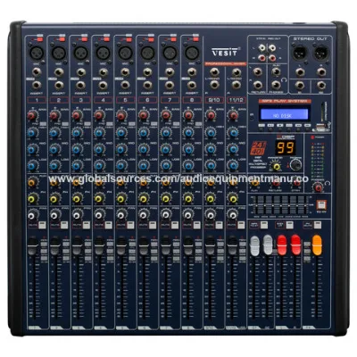 Good Service 12-channel Auto Microphone Audio Mixer