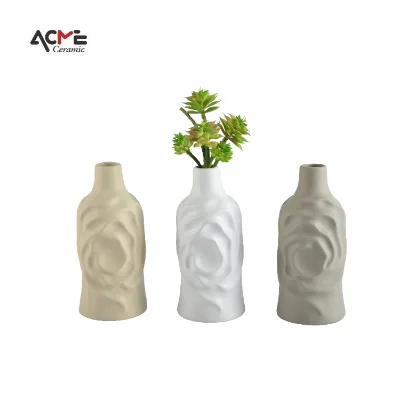 Vase Nordic Reusable Ceramic Vase Decoration Table Ornament Grace Ceramic Vase Factory Wholesale Flower Vase for Home Decor