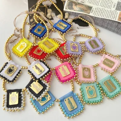 New Fashion Gold Plated Handmade Beaded Religious Bracelets