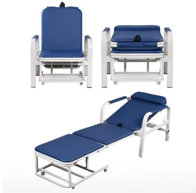 Best-selling Foldable Multipurpose Steel Hospital Furniture Adjustable Eco-Friendly Foam Filled Modern Design Commercial Chair