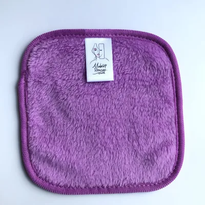 Customized logo Bamboo Face Cloth Soft Breathable Clean Face Cloth Towel Microfiber Make up Remover Towel Cloth