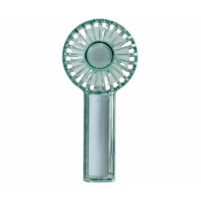 Transparent Mini Handheld Bubble Fan Transparent USB handheld portable lightweight rechargeable fan