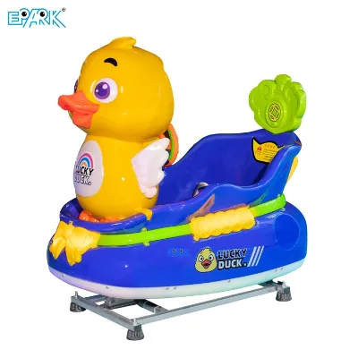 Lucky Duck Commercial Kids Entertainment Kiddie Ride with Interactive Screen for Family Entertainment Center and Amusement Park