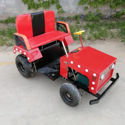 Four Wheels Commercial Electric Outdoor Indoor Farm Steel Tractor Bumper Car for Mall and Amusement Park