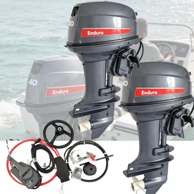 New 40HP 2 Stroke Outboard Motor Remote Contral Yamaha Replica Heavy Duty for Marine Aquaculture Boats