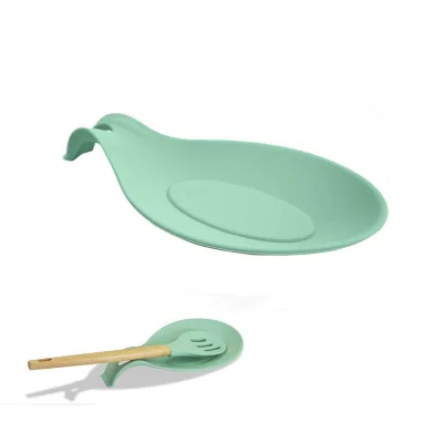 Eco-friendly Silicone Kitchen Utensil Holder Silicone Spoon Rest