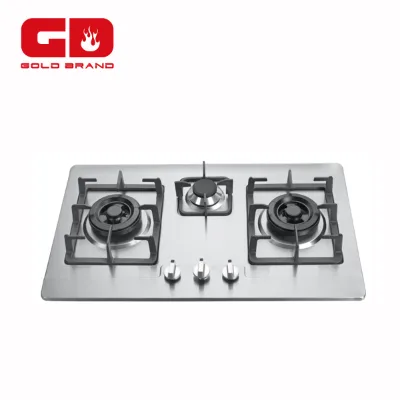 Hot Sale 3 burner Corner Gas Hob for CE Product