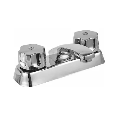 Hot Selling Modern Hybrid Waterway Stainless Steel Lever Two Handle Bathroom Mixer Basin Faucet