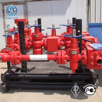 Strict Quality Control Compact Structure Easy Installation Compact Choke Manifold for Drilling Rig Wellhead