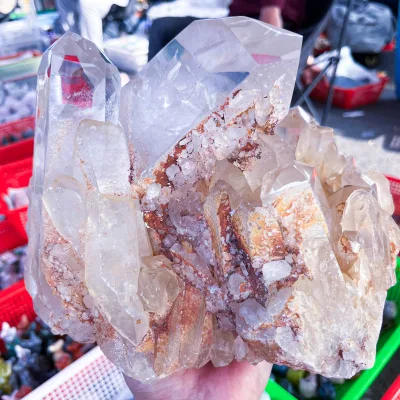 White Quartz Cluste Raw Crystals Wholesale Bulk clear Crystal Quartz Cluster Wholesale Large clear Quartz Cluster