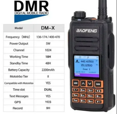 Wholesale Long Distance Outdoor Baofeng Dmr Dm-X Factory From China