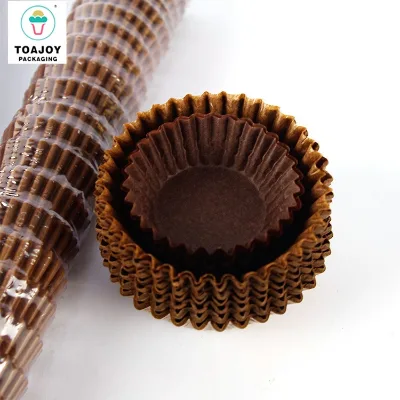 1000pcs/pack 1oz 2oz 3oz Mini Chocolate Cupcake Liners Greaseproof Baking Paper Cup Cake Moulds for Party Supply 5.5cm 6cm
