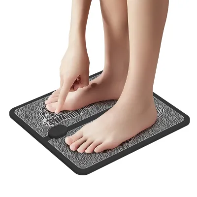 EMS Foot Massager Mat for Neuropathy-foot Stimulator Massager Foot Massage Pad Zhejiang Black Comfortable Personal Health Care