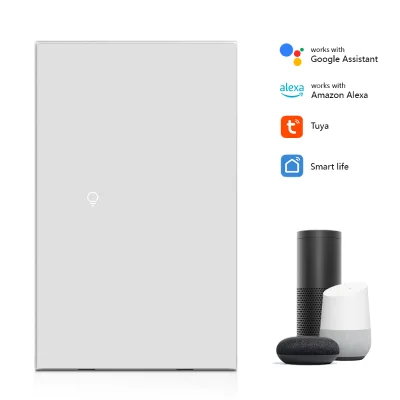 Luxury US Wall Smart USA Switch Gold Brushed Finish Mechanical Button Works With Samsung SmartThings for Hotel Resort Guest Room