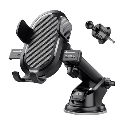 Gravity Car Phone Holder 360 Air Vent Mobile Phone Stand Plastic Flexible Dashboard Windshield Car Mount for Mobile Phone