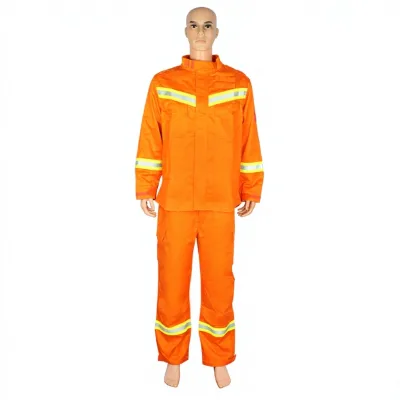 Flame Retardant Anti-static Quick-dry Emergency Rescue Coverall with Strong Breaking and Tearing Strength