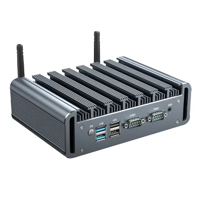 G590X Dual LAN Dual COM Fanless Gigabit Ethernet Multi CPU Optional J6412 I3 8130U I5 8550U Soft Router MSATA M.2