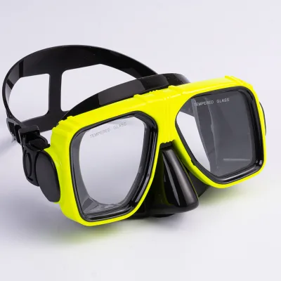 Oh Yeah Wholesale Underwater Diving Equipment Adult Silicone Diving Mask 180 Panoramic Wide View Diving Mask