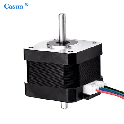 Printer Machine Parts High Torque 12v Dc Electric Stepper Motor with Dual Shaft