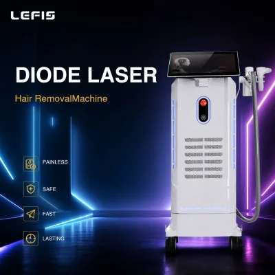 LEFIS New Listing 2 Handle 4 Wave Ice Platinum Titanium 755nm 808nm 1064nm Bikini 755 810 1064 Diode Laser Hair Removal Machine